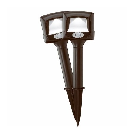 Mr Beams/Wireless Environment Llc 2Pk Led Path Light MBN580-BRN-02-04